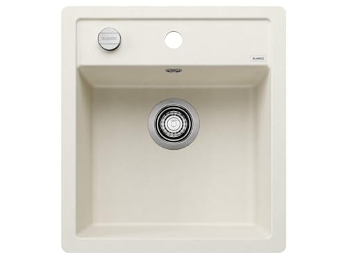 BLANCO DALAGO 45-F | Granitspüle aus SILGRANIT softweiß | Einbauart: Flächenbündig | für 45 cm breite Unterschränke | Großes Beckenvolumen für optimale Nutzung | Reinigungsfreundliche Öberfläche BLANCO DALAGO 45-F | Granitspüle aus SILGRANIT softweiß | Einbauart: Flächenbündig | für 45 cm breite Unterschränke | Großes Beckenvolumen für optimale Nutzung | Reinigungsfreundliche Öberfläche von BLANCO