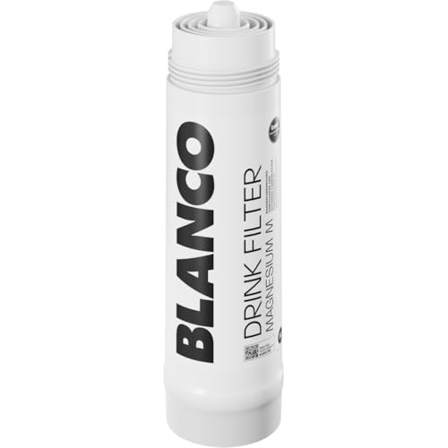 BLANCO Drink Filter Soft Magnesium M | Weniger Kalk. Zusätzliches Magnesium. Mehr Geschmack | Passend zur Drink.soda &CHOICE.all | Antikalk Filterkartusche | Trinkwasser | 520 Liter bei 12 °dTH von BLANCO