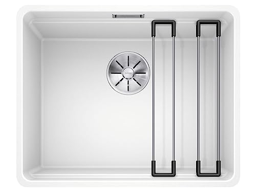 BLANCO ETAGON 500-F | Granitspüle aus SILGRANIT weiß | Einbauart: Flächenbündig | für 60 cm breite Unterschränke | Systemkonzept mit vielseitig verwendbaren ETAGON-Schienen BLANCO ETAGON 500-F | Granitspüle aus SILGRANIT weiß | Einbauart: Flächenbündig | für 60 cm breite Unterschränke | Systemkonzept mit vielseitig verwendbaren ETAGON-Schienen von BLANCO
