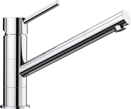 BLANCO KANO | Küchenarmatur in chrom | Niederdruck | Rückflussverhinderer | Keramik Kartusche | Gesicherte Wasserqualität & wassersparend von BLANCO