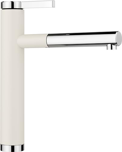 BLANCO LINEE-S | Küchenarmatur in softweiß/chrom | Hochdruck | Mit herausziehbarem Schlauch | Rückflussverhinderer | Keramik Kartusche | Gesicherte Wasserqualität & wassersparend BLANCO LINEE-S | Küchenarmatur in softweiß/chrom | Hochdruck | Mit herausziehbarem Schlauch | Rückflussverhinderer | Keramik Kartusche | Gesicherte Wasserqualität & wassersparend von BLANCO