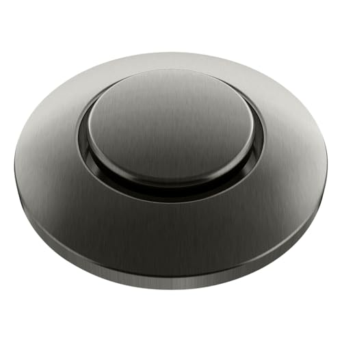 BLANCO Luftschalter Kappe in satin dark steel | passend zu den FWD Lite, Medium und Max von BLANCO | farbliche Ergänzung zu Küchenabfallentsorger Küchenabfallzerkleinerer Speisenzerkleinerer von BLANCO