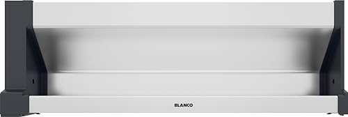 BLANCO Orga Shelf 60 Schwenktür | Aluminium | für 60 cm breite Unterschränke | Die Ablage bietet zusätzlichen Platz für die Aufbewahrung von Spülenutensilien wie Bürsten, Schwämmen und Abfallbeuteln von BLANCO