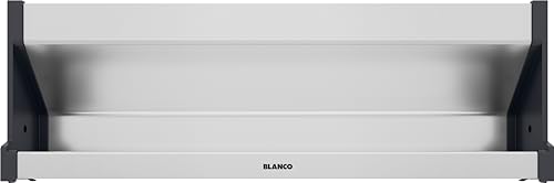 BLANCO Orga Shelf 60 Frontauszug | Aluminium | für 60 cm breite Unterschränke | Die Ablage bietet zusätzlichen Platz für die Aufbewahrung von Spülenutensilien wie Bürsten Schwämmen und Abfallbeuteln von BLANCO