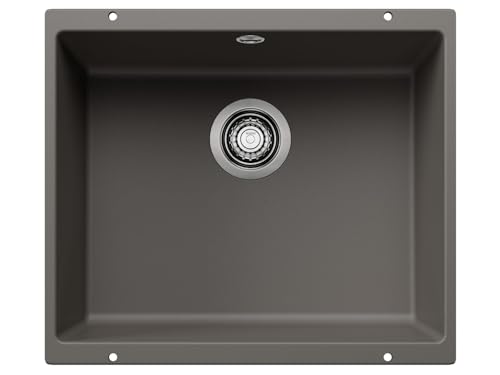 BLANCO ROTAN 500-U | Granitspüle aus SILGRANIT vulkangrau | Einbauart: Unterbau | für 60 cm breite Unterschränke | Großes Beckenvolumen für optimale Nutzung | Reinigungsfreundliche Öberfläche BLANCO ROTAN 500-U | Granitspüle aus SILGRANIT vulkangrau | Einbauart: Unterbau | für 60 cm breite Unterschränke | Großes Beckenvolumen für optimale Nutzung | Reinigungsfreundliche Öberfläche von BLANCO