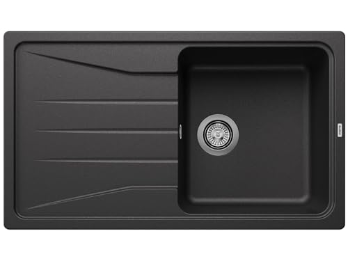 BLANCO SONA 5 S | Granitspüle aus SILGRANIT anthrazit | Einbauart: Einbau von Oben | reversibel | für 50 cm breite Unterschränke | Großes Becken | Reinigungsfreundliche Öberfläche BLANCO SONA 5 S | Granitspüle aus SILGRANIT anthrazit | Einbauart: Einbau von Oben | reversibel | für 50 cm breite Unterschränke | Großes Becken | Reinigungsfreundliche Öberfläche von BLANCO