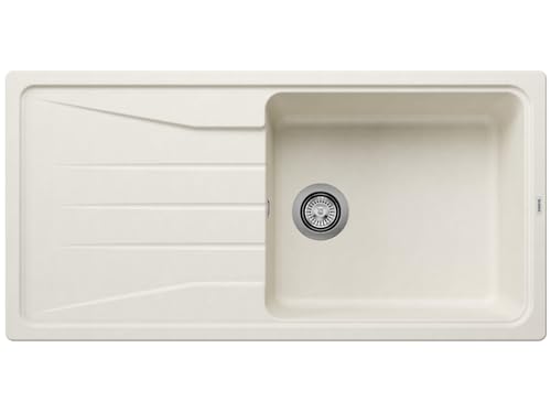 BLANCO SONA XL 6 S | Granitspüle aus SILGRANIT softweiß | Einbauart: Einbau von Oben | reversibel | für 60 cm breite Unterschränke | Großes Becken | Reinigungsfreundliche Öberfläche BLANCO SONA XL 6 S | Granitspüle aus SILGRANIT softweiß | Einbauart: Einbau von Oben | reversibel | für 60 cm breite Unterschränke | Großes Becken | Reinigungsfreundliche Öberfläche von BLANCO