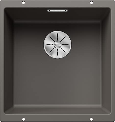 BLANCO SUBLINE 400-U | Granitspüle aus SILGRANIT vulkangrau | Einbauart: Unterbau | für 50 cm breite Unterschränke | Beckenform 2 in 1: zwei Becken, ein Ausschnitt und nur einmal montiert BLANCO SUBLINE 400-U | Granitspüle aus SILGRANIT vulkangrau | Einbauart: Unterbau | für 50 cm breite Unterschränke | Beckenform 2 in 1: zwei Becken, ein Ausschnitt und nur einmal montiert von BLANCO