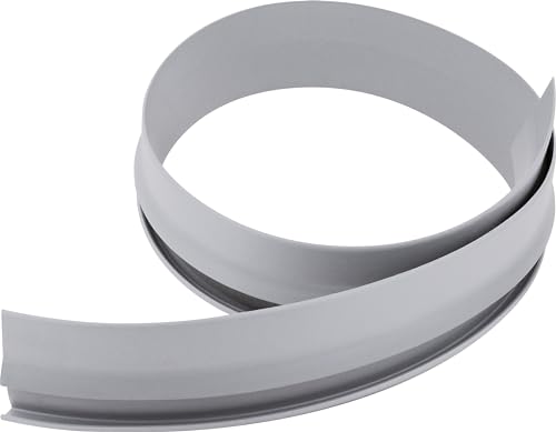 BLANCO Wandanschlussprofil seitlich (1000 mm) | Aus grauem Kunststoff | Für seitlichen Wandanschluss | Randhöhe 30 mm | Länge individuell anpassbar von BLANCO