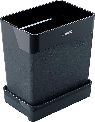 BLANCO Worktop Organizer Container | Behälter Set für die Aufbewahrung von Utensilien an der Spüle | 300 ml passend für Spülbürste, Schwämme und Küchtentücher | Platzsparende Aufbewahrungslösung von BLANCO