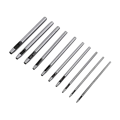 BLASHRD 10 StüCk Leder Locher Cutter Hohl Stanzen Set für Leder Werkzeuge für Weiches Material Arbeiten 0,5-5 Mm BLASHRD 10 StüCk Leder Locher Cutter Hohl Stanzen Set für Leder Werkzeuge für Weiches Material Arbeiten 0,5-5 Mm von BLASHRD