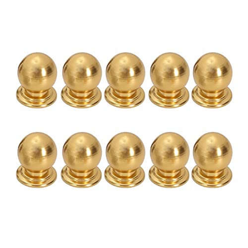 BLASHRD 10 StüCk SchrankknöPfe Runde KugelknöPfe BadezimmerschrankknöPfe KommodenknöPfe, Moderne SchrankbeschläGe für KüChe Gold BLASHRD 10 StüCk SchrankknöPfe Runde KugelknöPfe BadezimmerschrankknöPfe KommodenknöPfe, Moderne SchrankbeschläGe für KüChe Gold von BLASHRD