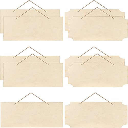 BLASHRD 10 StüCk Unvollendete HäNgende Schild Rechteck Leere Plakette Banner mit Seilen für Brandmalerei Malerei Schreiben BLASHRD 10 StüCk Unvollendete HäNgende Schild Rechteck Leere Plakette Banner mit Seilen für Brandmalerei Malerei Schreiben von BLASHRD