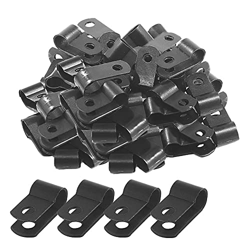 BLASHRD 1000 StüCk 1/4 Schwarze Nylon R-Typ Kabel Klemmen für die Von Kabel Klemmen für Elektrische Kabel im Innen- und AußEnbereich BLASHRD 1000 StüCk 1/4 Schwarze Nylon R-Typ Kabel Klemmen für die Von Kabel Klemmen für Elektrische Kabel im Innen- und AußEnbereich von BLASHRD