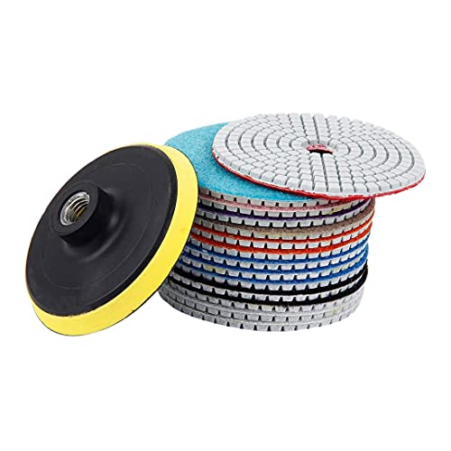 BLASHRD 15 StüCke Diamant Polier Auflagen Kit 4 100 Mm Nass/Trocken für Beton Marmor Polieren Verwenden Sie Schleif Scheiben Set BLASHRD 15 StüCke Diamant Polier Auflagen Kit 4 100 Mm Nass/Trocken für Beton Marmor Polieren Verwenden Sie Schleif Scheiben Set von BLASHRD