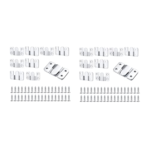 BLASHRD 20 Stück Unterputz Halterung Verriegelung Hängen Möbel Verbinder Edelstahl Wand Halterung Bilder Rahmen Halterungen BLASHRD 20 Stück Unterputz Halterung Verriegelung Hängen Möbel Verbinder Edelstahl Wand Halterung Bilder Rahmen Halterungen von BLASHRD