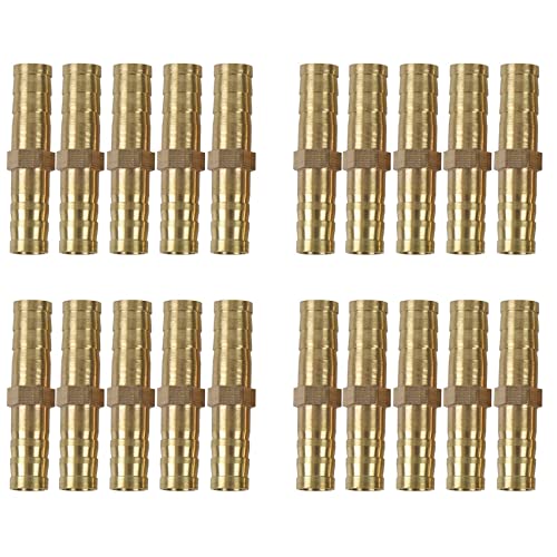 BLASHRD 20Pcs 8mm Innerer Durchmesser-Luft-Gas-Gerader -Rohr-Widerhaken-Koppler von BLASHRD