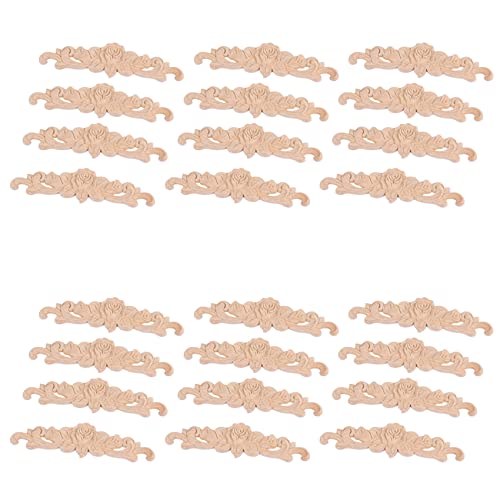 BLASHRD 24 Stücke 20 x 5 cm Gummi Geschnitzte Lange Onlay Applique Unlackiert Rose Tür Haus Europäischen Stil BLASHRD 24 Stücke 20 x 5 cm Gummi Geschnitzte Lange Onlay Applique Unlackiert Rose Tür Haus Europäischen Stil von BLASHRD