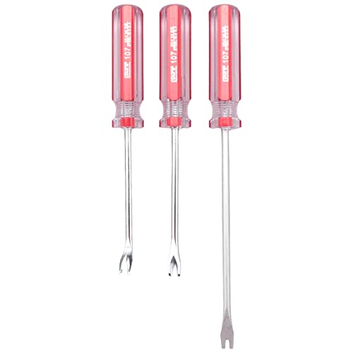 BLASHRD 3 StüCke Nagel Zieher Hefter Heber 3Mm V/U Spitze Nagel Klammer Niet Heft Klammern Abzieher Polster Klammer Entferner Schrauben Dreher Werkzeug von BLASHRD