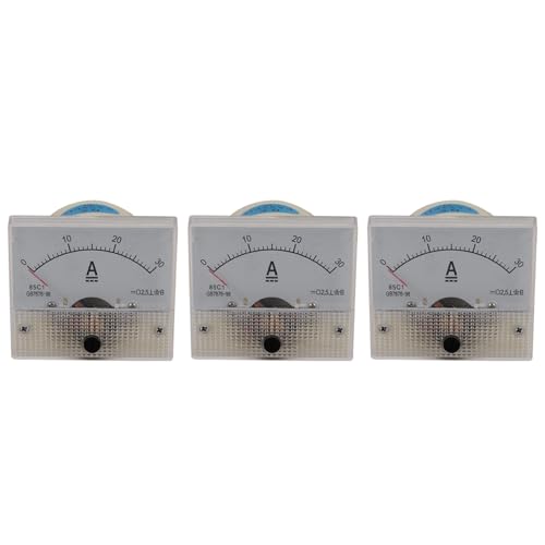 BLASHRD 3X 85C1-A Gleich Strom Analog Ampere Messgerät Schalt Tafel Messgerät 30A Ampere Messgerät Aktuelle Mechanische Amperemeter BLASHRD 3X 85C1-A Gleich Strom Analog Ampere Messgerät Schalt Tafel Messgerät 30A Ampere Messgerät Aktuelle Mechanische Amperemeter von BLASHRD