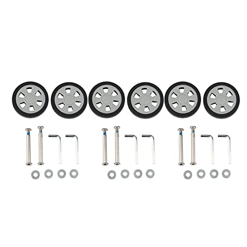 BLASHRD 3X Gepäckzubehör Flugzeugkoffer Riemenscheiben Rollen Stummrad Verschleißfeste Teile Reparatur 55X12mm von BLASHRD