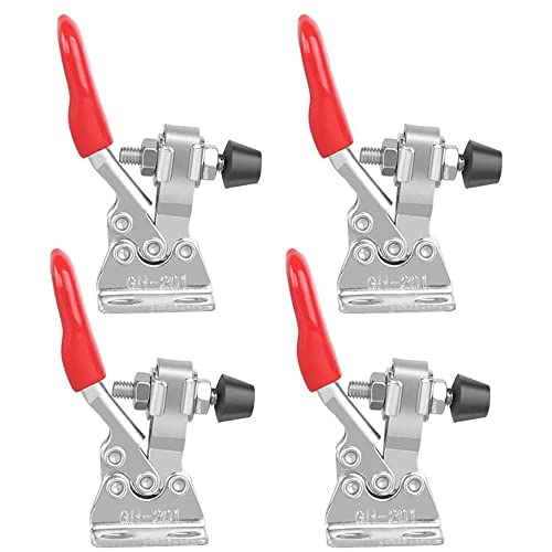 BLASHRD 4 StüCke Schnellspanner GH-201 Antirutsch Horizontal 59Lbs HaltekapazitäT für Maschinenbetrieb, Holzbearbeitung von BLASHRD