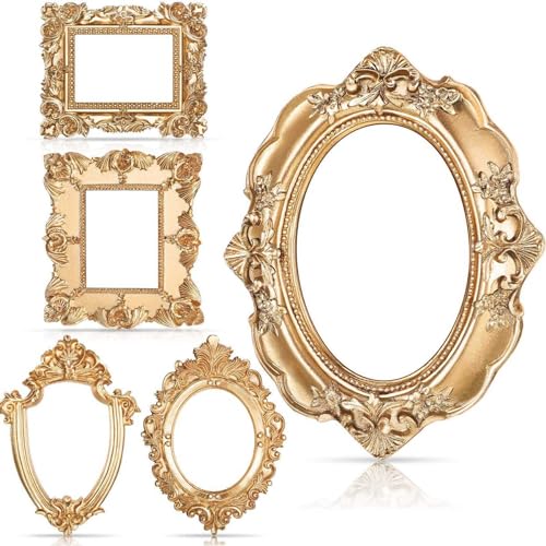 BLASHRD 5 StüCke Vintage Harz Bilderrahmen Wand Behang Bilderrahmen Tischplatte Schmuck Bildschirm Rahmen Urlaub Party Hotel Dekoration von BLASHRD