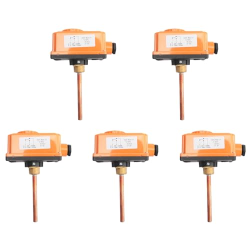 BLASHRD 5X G1 / 2 Heiß Wasser Rohr Thermostat Temperatur Regler mit Außen Gewinde 90 Celsius Hoch Temperatur Heizung System Teile von BLASHRD