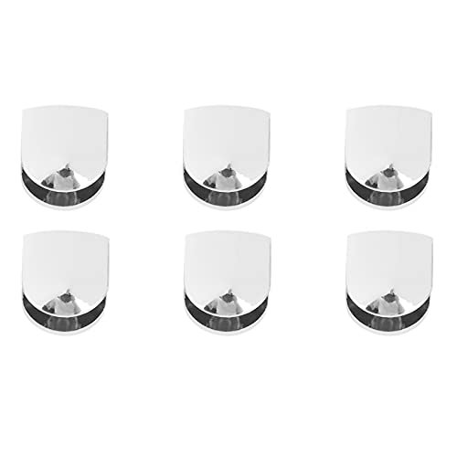 BLASHRD 6 STÜCKE Verstellbare Glas Klemmen 6 Mm Glas Halterung Zinklegierung Glasregale Halter Glasclip für Badezimmer KüChe von BLASHRD