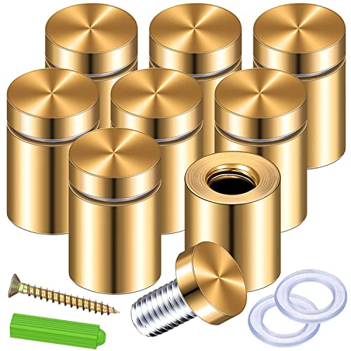 BLASHRD 8 Packungen Abstandsschrauben 3/4 X 6/5 Abstandshalter für Goldene zum AufhäNgen Von Acryl Bilderrahmen, Werbeschrauben Satz BLASHRD 8 Packungen Abstandsschrauben 3/4 X 6/5 Abstandshalter für Goldene zum AufhäNgen Von Acryl Bilderrahmen, Werbeschrauben Satz von BLASHRD