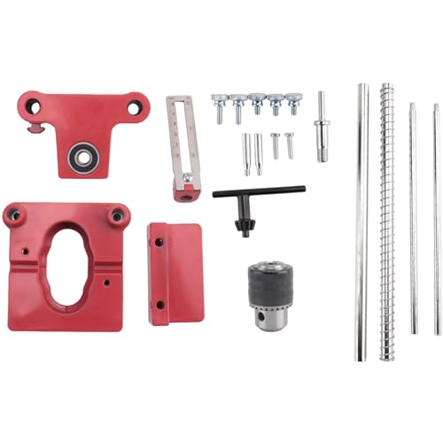 BLASHRD Bohrer SuchgeräT Ganzes Metall Loch Bohrer SuchgeräT mit Skala Einstellbare PräZision Bohrungs SuchgeräT DIY Stanzer für die Bearbeitung Werkzeug von BLASHRD