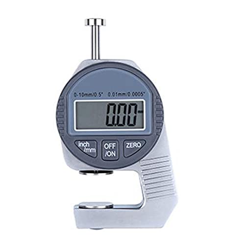 BLASHRD Digitaler Dicken Messer Elektronischer Dicke Nmesser Messen Sie die Dicke Des Papiertuchs DüNnes Metallmikrometer 0,01 Mm B BLASHRD Digitaler Dicken Messer Elektronischer Dicke Nmesser Messen Sie die Dicke Des Papiertuchs DüNnes Metallmikrometer 0,01 Mm B von BLASHRD