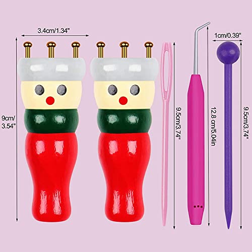 BLASHRD FranzöSisches Stricken Werkzeug 2 Pack, Stricken Set Spule Stricken Doll Stricken Spielzeug zum Herstellen Von ArmbäNdern Usw BLASHRD FranzöSisches Stricken Werkzeug 2 Pack, Stricken Set Spule Stricken Doll Stricken Spielzeug zum Herstellen Von ArmbäNdern Usw von BLASHRD