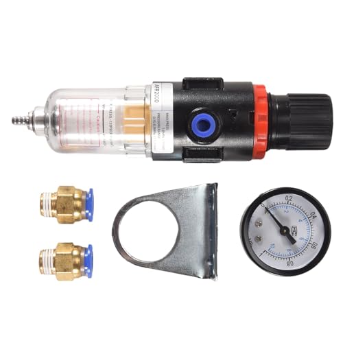 BLASHRD Luft Filter Druck Regler 1/4 AFR2000 Wasser Abscheider Druck Luft Werkzeug Kompressor Filter mit 10MM Anschluss BLASHRD Luft Filter Druck Regler 1/4 AFR2000 Wasser Abscheider Druck Luft Werkzeug Kompressor Filter mit 10MM Anschluss von BLASHRD