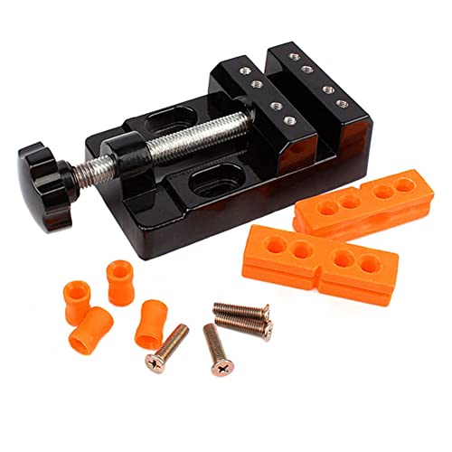 BLASHRD Mini Kleiner Schraubstock Mini Flachklemme Tischbacke Bankklemme Bohrmaschine Schraubstock ÖFfnungstisch Schraubstock DIY Handwerkzeuge 13,5X6,5X3,6Cm von BLASHRD