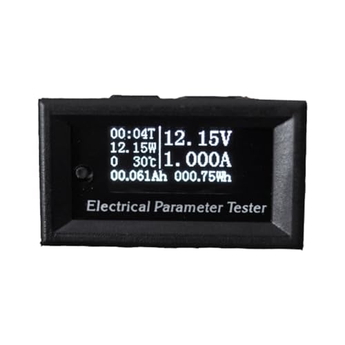 BLASHRD OLED Multifunktionsprüfer Spannung, Strom, Leistung, Temperatur, Zeit, Kapazität, Digitales Messinstrument 33V/10A BLASHRD OLED Multifunktionsprüfer Spannung, Strom, Leistung, Temperatur, Zeit, Kapazität, Digitales Messinstrument 33V/10A von BLASHRD