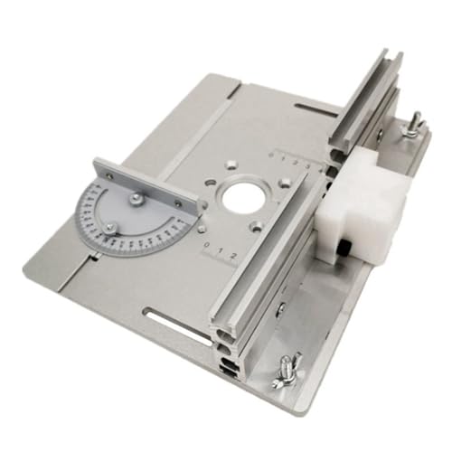 BLASHRD OberfräStisch Einsatz Platte Gehrungslehre für Holzwerk BäNke Tisch SäGe Multifunktions Trimmer Gravier Maschine Silber BLASHRD OberfräStisch Einsatz Platte Gehrungslehre für Holzwerk BäNke Tisch SäGe Multifunktions Trimmer Gravier Maschine Silber von BLASHRD