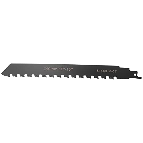 BLASHRD SäBelsäGeblatt Hartmetall Wolframkarbid zum Schneiden Von PoröSem Beton, Faserzement, Ziegel 240 Mm/9,45 von BLASHRD
