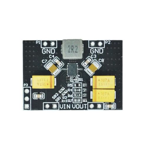 BLASHRD TPS63020 Automatisches Buck-Boost-Step-Up-Down-Stromversorgungsmodul Lithiumbatterie Spannungswandler mit Geringer Welligkeit 3,3 V von BLASHRD