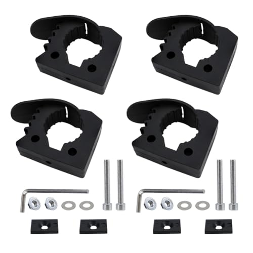BLASHRD Universell Einsetzbare Schnellmontageschelle mit Montageset für 3-4cm Rohr Befestigungsschelle von BLASHRD