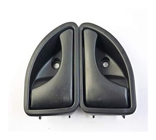 BLBNEZBZTY 2 Stück schwarzer Innentürgriffsatz links rechts 8200247802 für Kangoo für Twingo KC0/1 (1997-2016) Armlehne Fensterschalters von BLBNEZBZTY