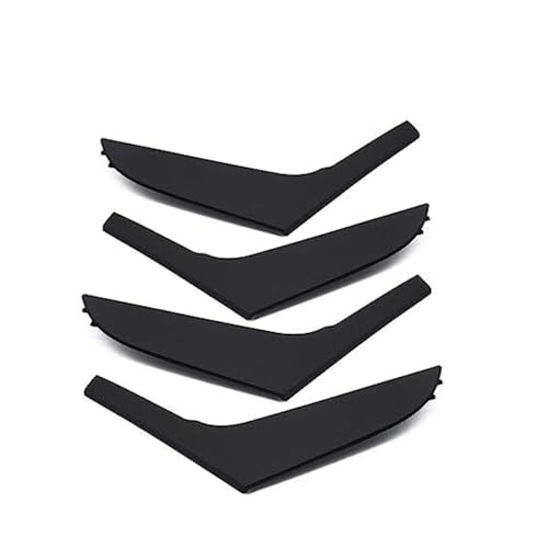 BLBNEZBZTY 4 Türen Auto Innentür Pull Griff Panel Trim Abdeckung Für Vw Für Golf 6 GTI MK6 2009-2014 5K4868039A Armlehne Fensterschalters(‎Black 4pcs Set) von BLBNEZBZTY
