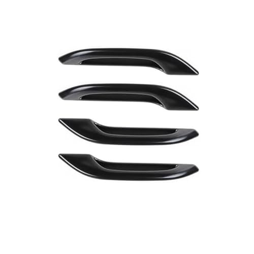 BLBNEZBZTY Außentürgriffkappe Frostschutzaufkleber Für Den Vorderen Und Hinteren Außentürgriff, Schutzabdeckung, Zierdekoration, Nachrüstzubehör Für Tesla Model 3 Y 2023(‎Matte Black) von BLBNEZBZTY