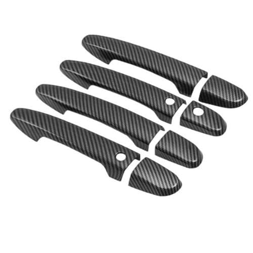 BLBNEZBZTY Außentürgriffkappe Stilvolle Und Langlebige Carbonfaser-Autotürgriffschalenabdeckung, Zieraufkleber Für Mazda CX-3 2016–2023(‎4handle 2 Buttons) von BLBNEZBZTY