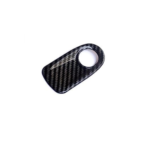 BLBNEZBZTY Auto Handschuhfach Griff Dekoration Aufkleber Für Smart 453, Für Fortwo & Für Forfour, Weiß Armlehne Fensterschalters(‎Carbon Style) von BLBNEZBZTY