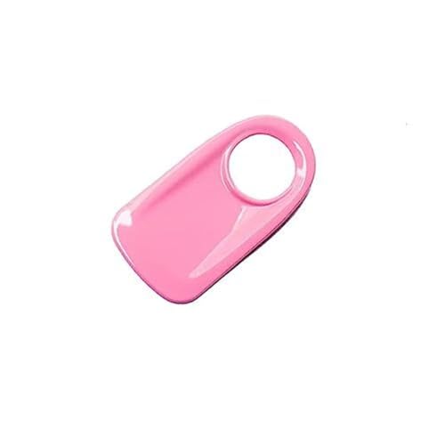 BLBNEZBZTY Auto Handschuhfach Griff Dekoration Aufkleber Für Smart 453, Für Fortwo & Für Forfour, Weiß Armlehne Fensterschalters(‎Pink) von BLBNEZBZTY