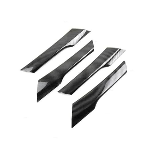 BLBNEZBZTY Auto Innen Tür Griff Pull Abdeckung Trim Zubehör Für Vw Für Tiguan Armlehne Fensterschalters(‎Carbon Fiber Texture) von BLBNEZBZTY