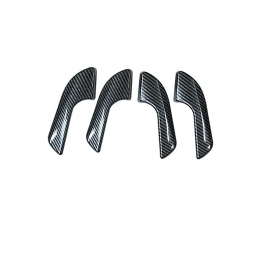 BLBNEZBZTY Auto Innen Tür Griff Schutzhülle Aufkleber Für Alfa Für Romeo Für Giulietta Armlehne Fensterschalters(‎Carbon Style-4pcs) von BLBNEZBZTY