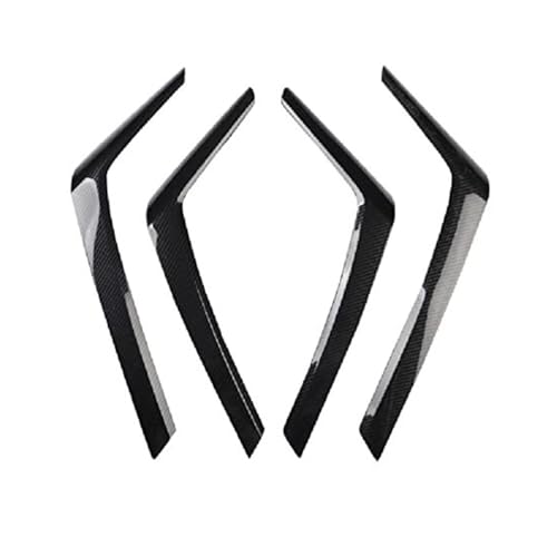 BLBNEZBZTY Auto Innen Tür Griff & Dekoration Streifen Trim Für Toyota Für Rav4 2013-2018 Armlehne Fensterschalters(‎Black Left Hand Drive) von BLBNEZBZTY
