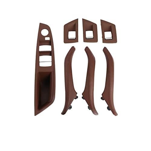 BLBNEZBZTY Auto-Innenraum-Armlehnen Und -Türgriffe Set (7-teilig) Für 5 Series F10 F11 51417225866, Linke Rechte Seite Armlehne Fensterschalters(‎Rhd Red) von BLBNEZBZTY
